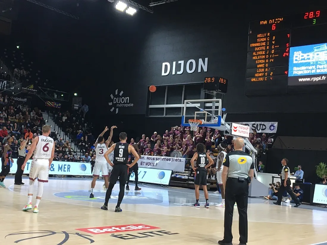 Le match prévu initialement ce vendredi soir entre la JDA Dijon et l’équipe du Mans a été annulé